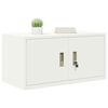 vidaXL Storage Cabinet White 80 x 40 x 40 cm Cold-Rolled Steel