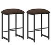 vidaXL Bar Stool 2 pcs Taupe 40 x 32 x 74 cm Engineered Wood