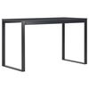 vidaXL Computer Desk | Black | Engineered wood and powder-coated metal