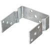 vidaXL Fence Anchors 2 pcs Silver 14x6x15 cm Galvanised Steel