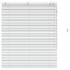 vidaXL Venetian Blind White 100 x 130 cm 35 mm Solid Paulownia Wood