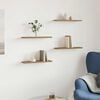 vidaXL Wall Shelves 4 pcs Artisan Oak 40x10x1.5 cm Engineered Wood