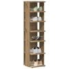 vidaXL Shoe Cabinets 2 pcs Artisan Oak 28x27x102 cm Engineered Wood