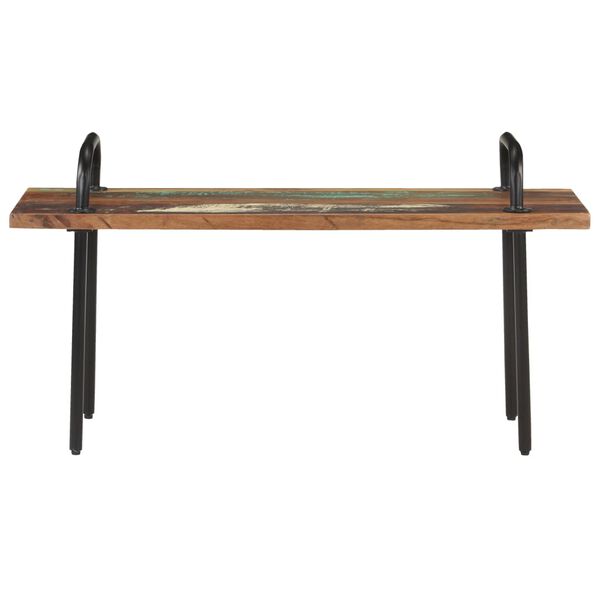vidaXL Bench 110 cm Solid Reclaimed Wood