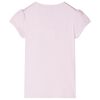 Kids' T-shirt with Cap Sleeves Soft Pink 92