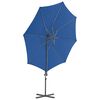 vidaXL Cantilever Garden Parasol with Steel Pole Azure Blue 300 cm