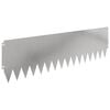 vidaXL Lawn Edging 10 pcs 103 x 30 cm Steel Silver