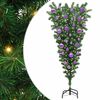 vidaXL Upside-down Artificial Pre-lit Christmas Tree with Ball Set PVC