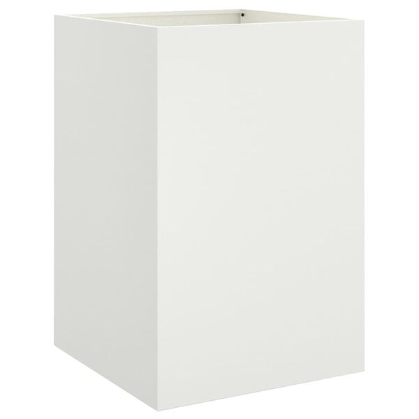 vidaXL Planter White 52x48x75 cm Steel