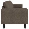 vidaXL Sofa Set Dark grey Faux suede leather