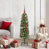 vidaXL Artificial Christmas Tree with 150 LEDs with Stand Green 120 cm