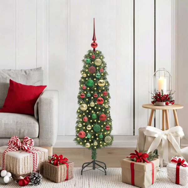 vidaXL Artificial Christmas Tree with 150 LEDs with Stand Green 120 cm