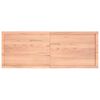 vidaXL Table Top Light Brown 160x60x(2-4) cm Treated Solid Wood Oak