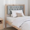 vidaXL Headboard Other Brown and light grey 80 cm Solid pine wood