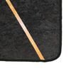 vidaXL Rug Washable Black and Gold 190x300 cm