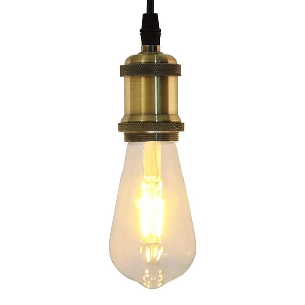 vidaXL Lamp Holders 2 pcs Bronze E27