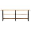 vidaXL Console Table 180x35x70 cm Solid Wood Mango