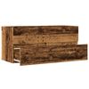 vidaXL Sink Cabinet Old Wood 100x38.5x45 cm Engineered Wood