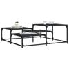vidaXL Coffee Table Black 107x107x40 cm Engineered Wood