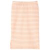 Kids' Straight Skirt with Stripes Fluorescent Orange 116