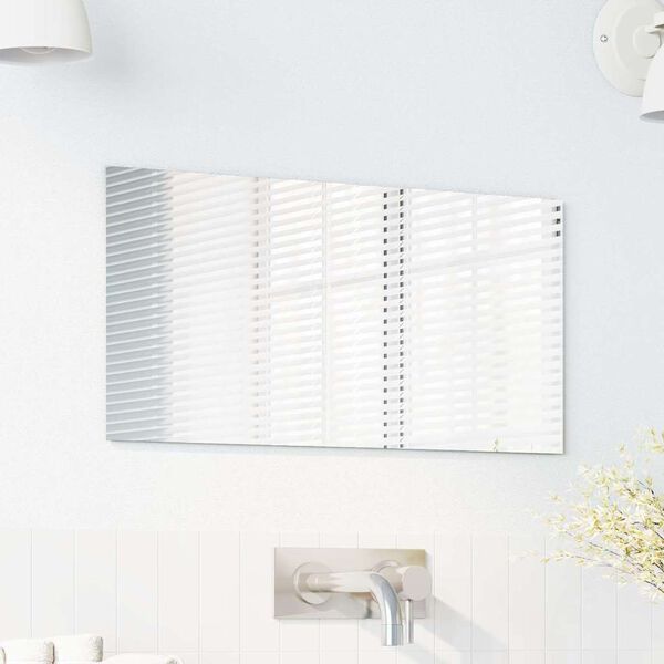 vidaXL Wall Mirror Rectangular 30 x 60 cm Tempered Glass