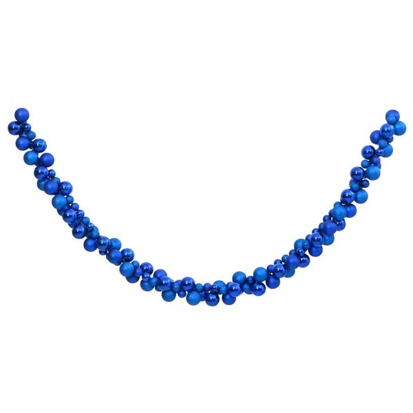 vidaXL Christmas Balls Garland Blue 175 cm Polystyrene