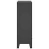 vidaXL Industrial Wardrobe Anthracite 67x35x107 cm Steel