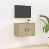 vidaXL Wall Mounted TV Cabinet Sonoma Oak 57x34.5x40 cm