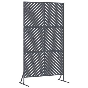vidaXL Privacy Screen 100 x 50 x 180 cm Steel Anthracite