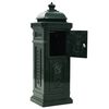 vidaXL Pillar Letterbox Aluminium Vintage Style Rustproof Green
