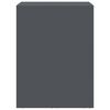 vidaXL Wall Cabinet for Garage with Gas-lift Door Anthracite