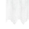 vidaXL Lace Curtain with Curtains Floral White 300 x 900 cm Polyester