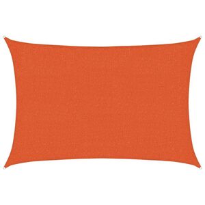 vidaXL Sunshade Sail 160 g/m&sup2; Orange 2x2.5 m HDPE