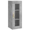 vidaXL Highboard Concrete Grey 34.5x34x180 cm Engineered Wood