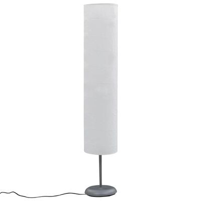 vidaXL Floor Lamp with Stand 121 cm White E27