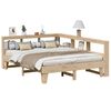 vidaXL Bookcase Bed without Mattress 150x200cm Solid Wood Pine