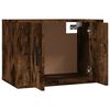 vidaXL 2 Piece TV Cabinet Set Smoked Oak Engineered Wood
