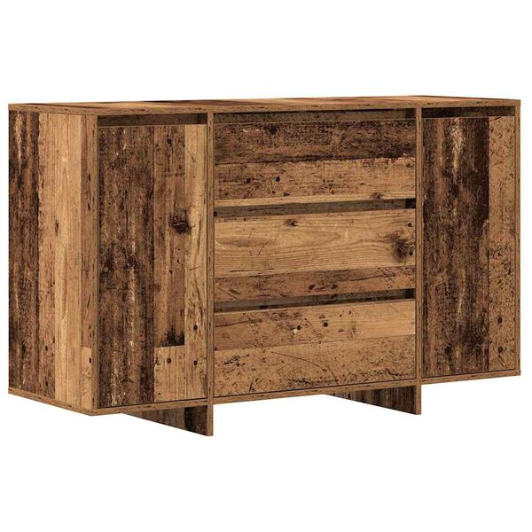 vidaXL Sideboard with Drawer Old Wood 120 x 41 x 75 cm Engineered Wood