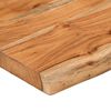 vidaXL Wall Shelf 180x20x3.8 cm Rectangular Solid Wood Acacia Live Edge