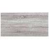 vidaXL Wall Shelves 4 pcs Grey Sonoma 40x20x1.5 cm Engineered Wood
