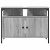 vidaXL Bathroom Sink Cabinet Grey Sonoma 80x30x60 cm Engineered Wood