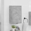 vidaXL Bathroom Cabinet Wall-mounted Concrete Grey 39 x 23.5 x 65 cm