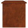 vidaXL Outdoor Storage Box Rusty 55 x 50.5 x 50 cm Steel