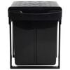 vidaXL Kitchen Cupboard Pull-out Dustbin Soft-Close 48 L