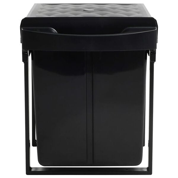 vidaXL Kitchen Cupboard Pull-out Dustbin Soft-Close 48 L