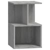 vidaXL Bedside Cabinets 2 pcs Grey Sonoma 35x35x55 cm Engineered Wood