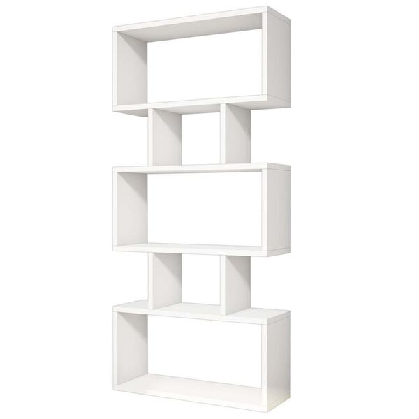Homemania Bookcase Iona 60x22x130cm White