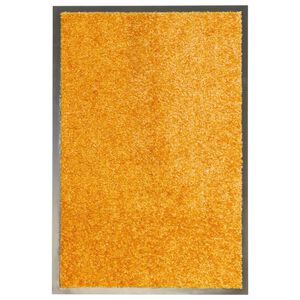 vidaXL Doormat Washable Orange 40x60 cm