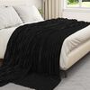 vidaXL Throw Blankets 6 pcs Black 240 x 220 cm Fleece