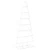 vidaXL Metal Christmas Tree with Stand KUOPIO 210 cm Steel White